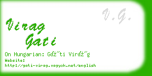 virag gati business card